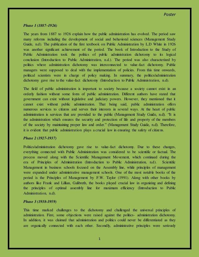 introduction to the study of public administration l.d.white